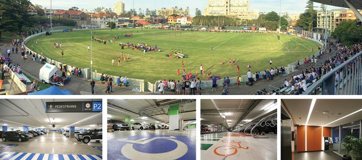 Manly Oval carpark